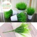 Artificia Plastic Green Grass Plant Flowers Office Home Garden Decoration Decor 706973819068  112933504244